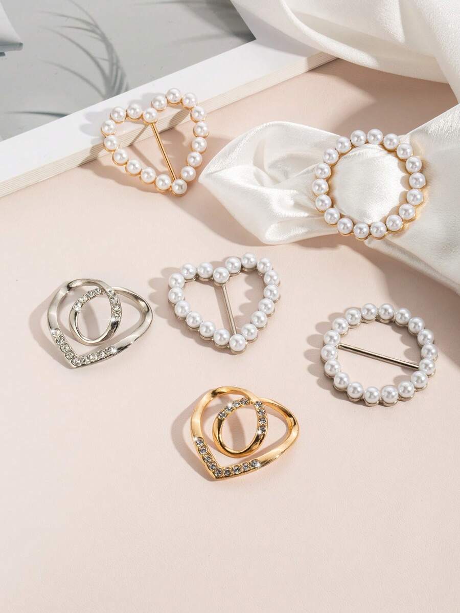 11093 1b-074 Hebilla Para Ropa En Forma De Corazón Para Mujer