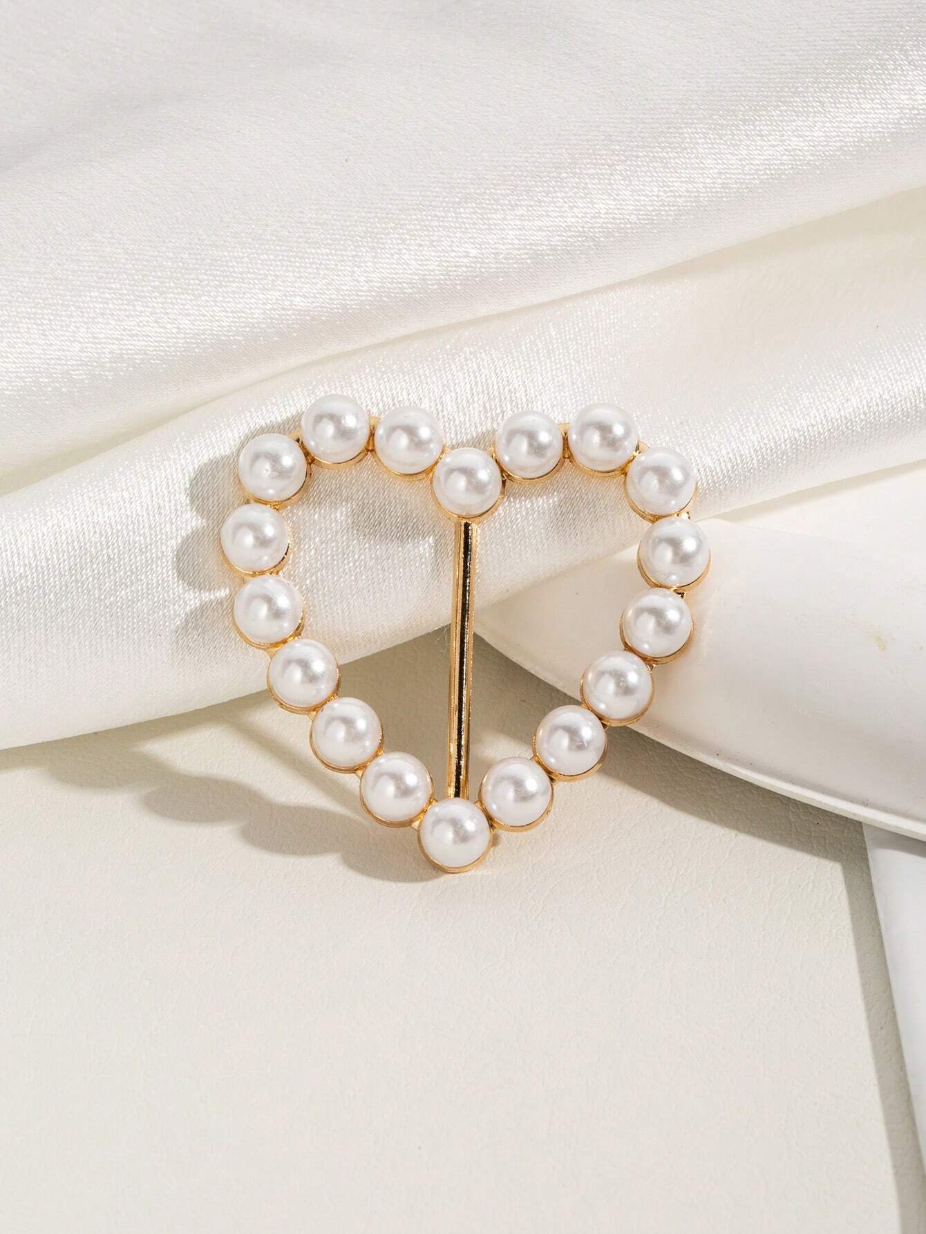 11093 1b-074 Hebilla Para Ropa En Forma De Corazón Para Mujer