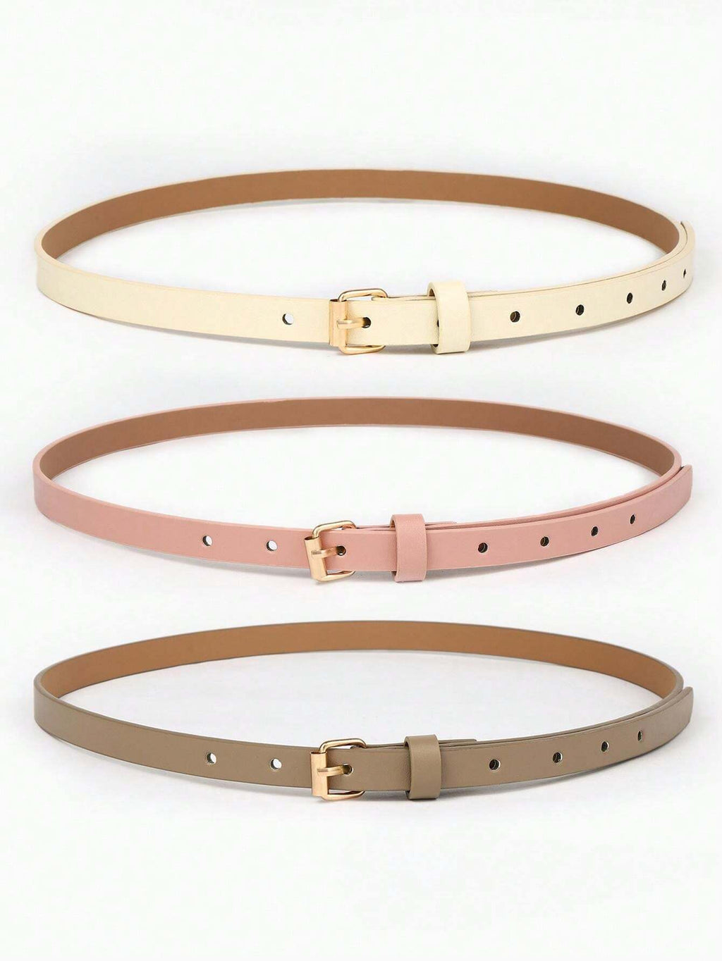 10202 1a-002 Cinturones Femeninos De Moda Y Versátiles Con Hebilla Cuadrada