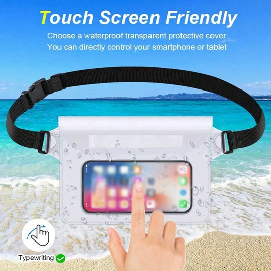 11671 1a-100 2 Piezas Bolsa Impermeable Al Aire Libre Con Funda Para Teléfono Impermeable Para Rafting Y Playa