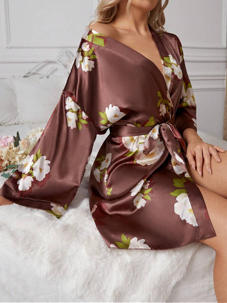 13369 1a-007 Bata Con Estampado Floral