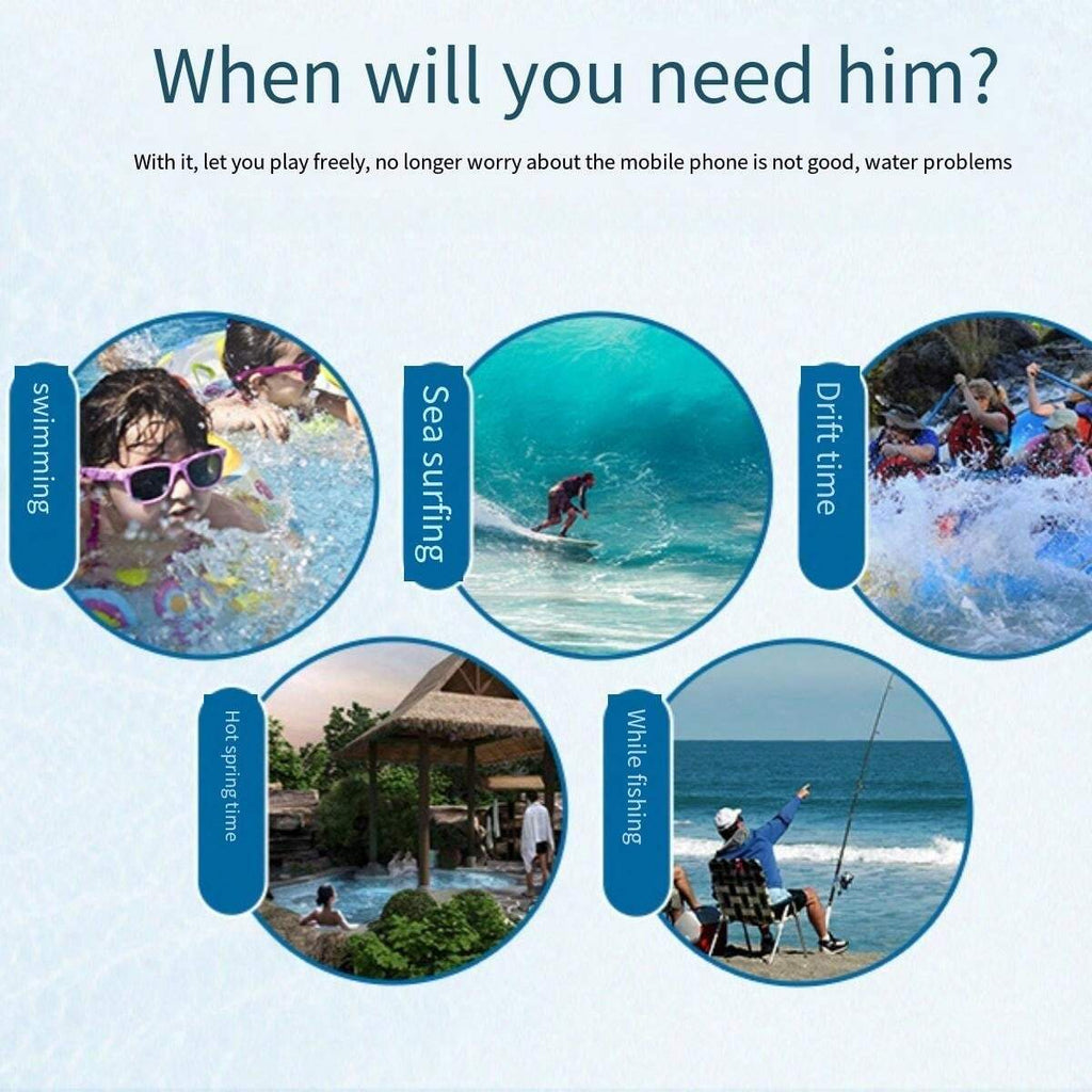 10112 2t-338 Una Bolsa Para Teléfono Luminosa Impermeable