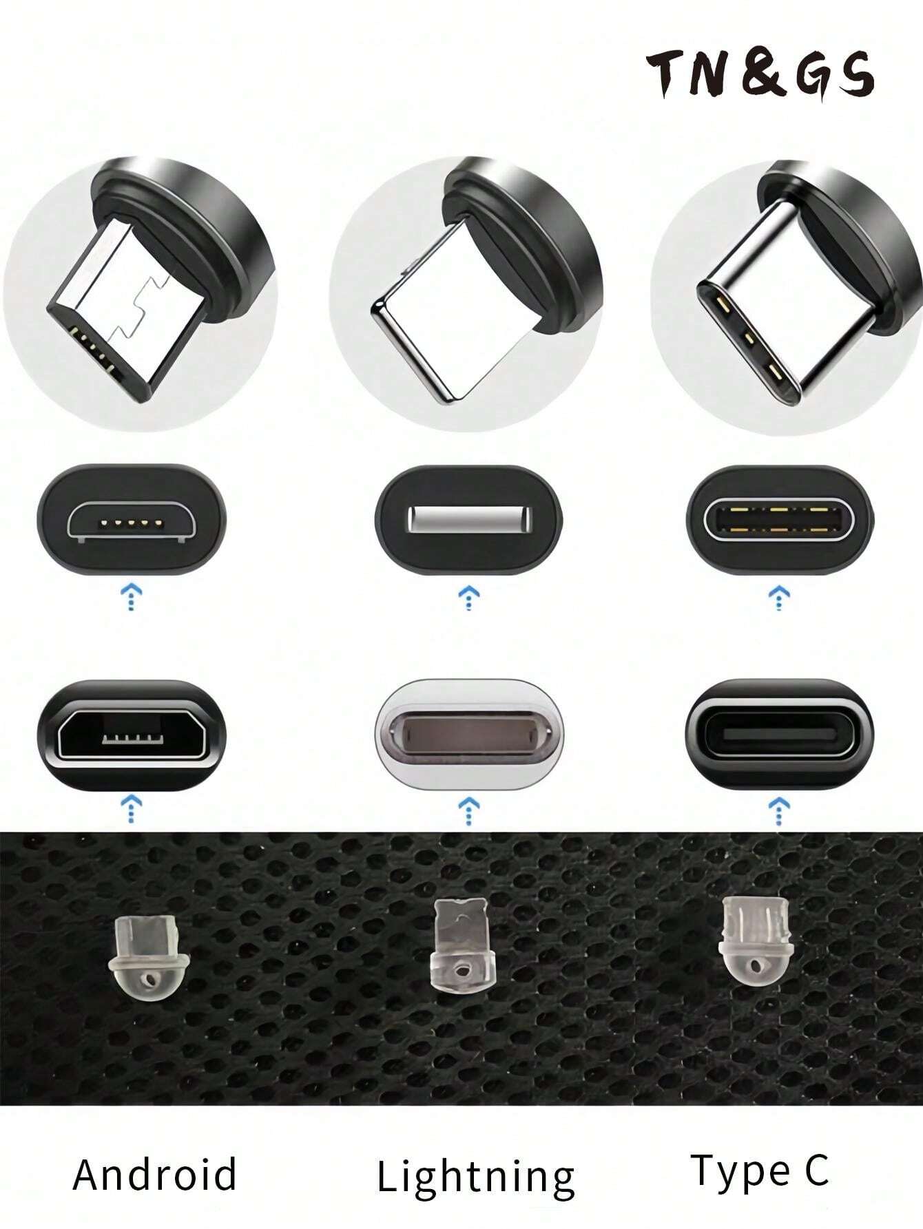 9286 2t-341 Tapón Anti-polvo De Puerto De Carga De Teléfono Móvil Con Los Pendientes Creativos De Angel