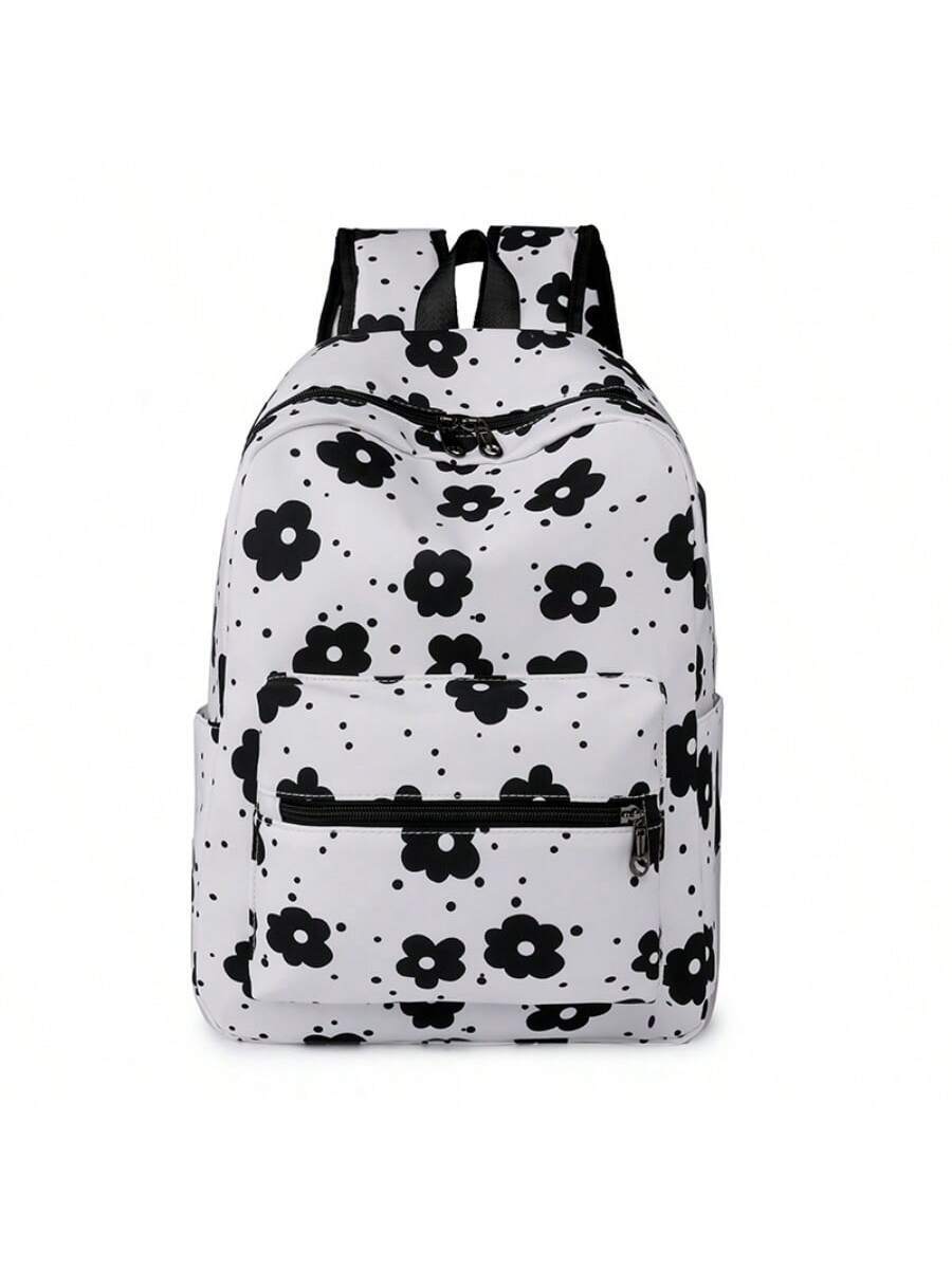 9918 1t-002 Mochila Funcional Ligera Con Estampado Floral