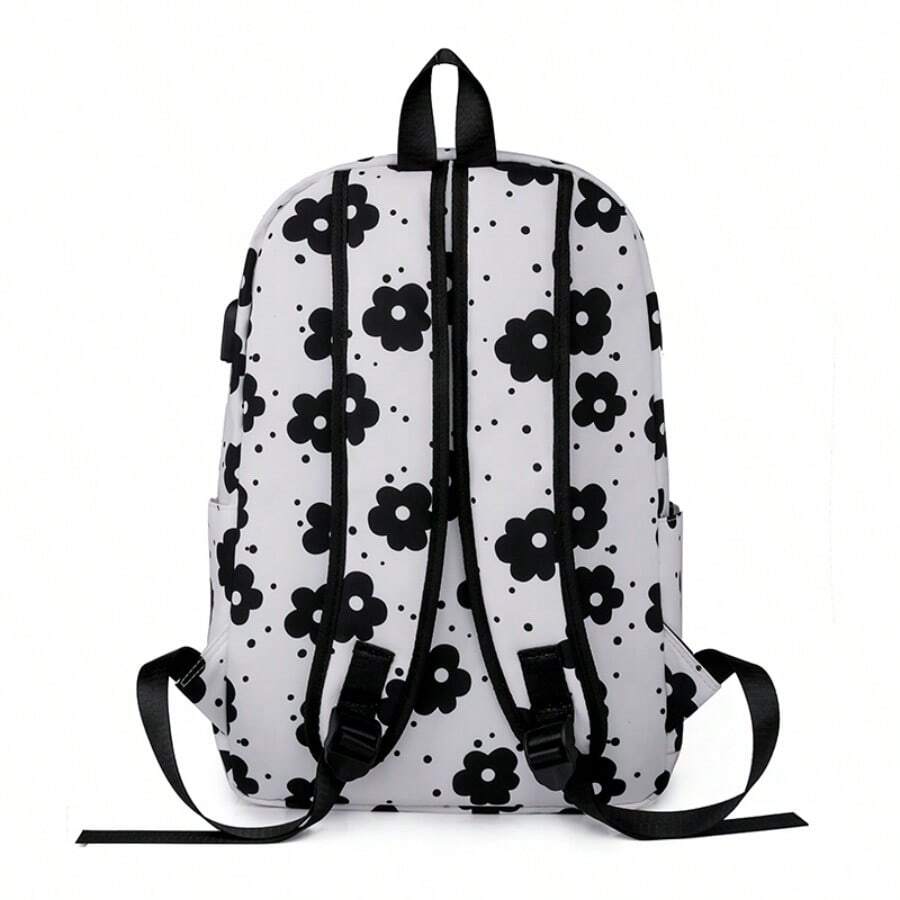 9918 1c-01-01 Mochila Funcional Ligera Con Estampado Floral