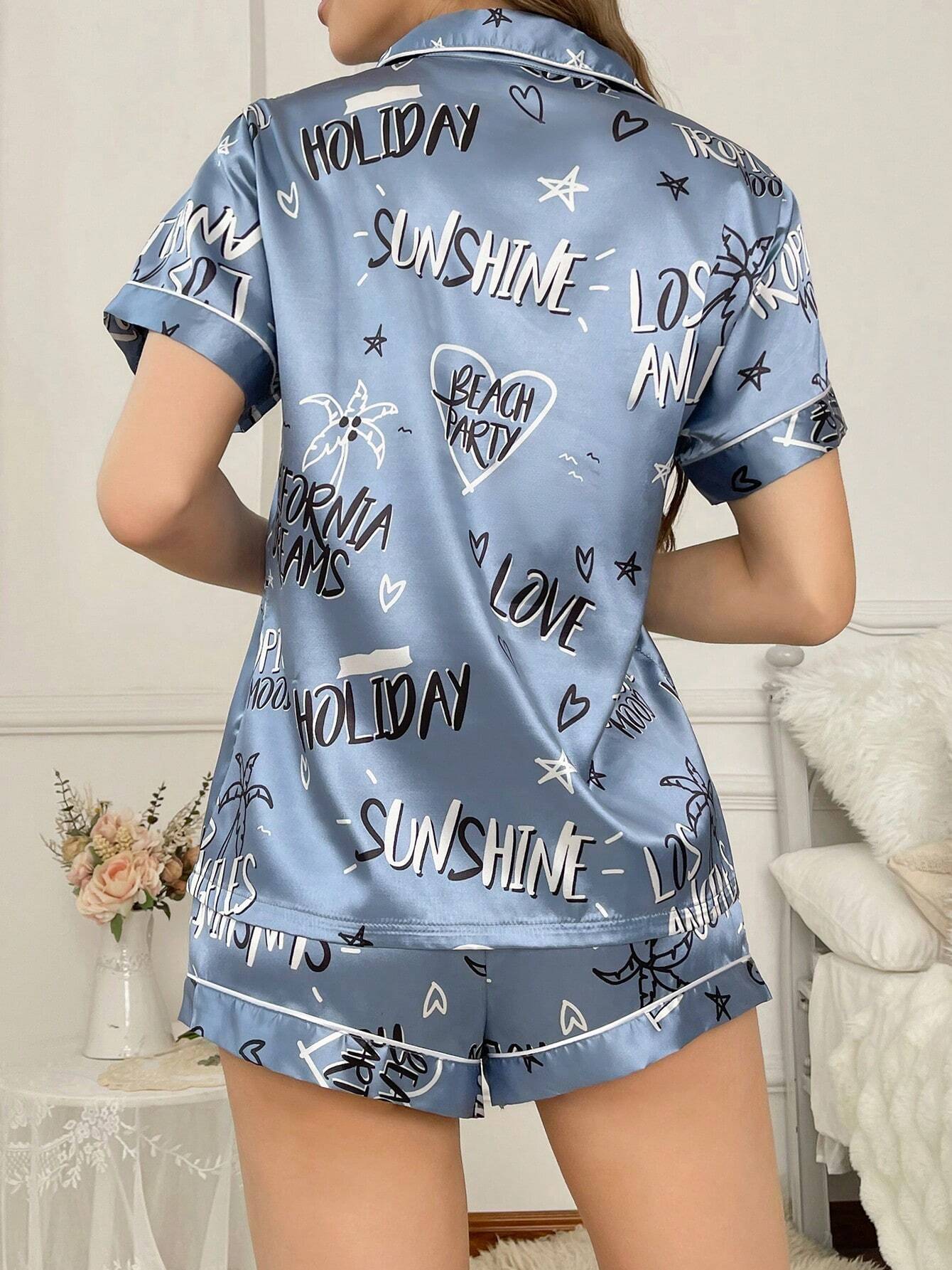 11838 1t-007 Conjunto para dormir mujer 2 Pzas