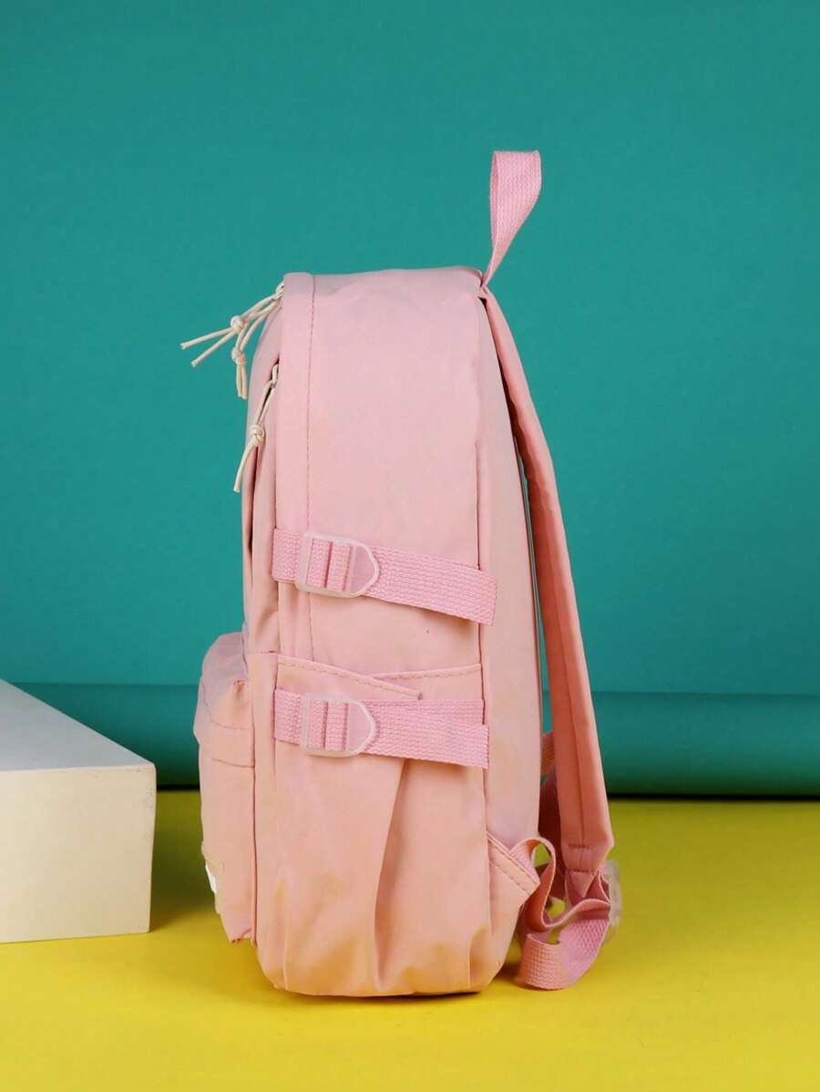 9919 1t-002 Mochila Minimalista Con Múltiples Bolsillos Para Laptop
