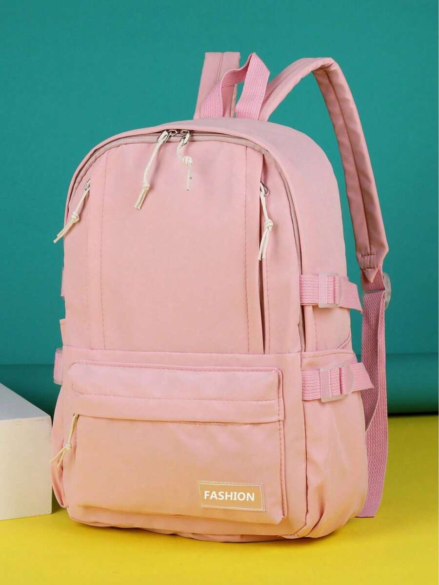 9919 1t-002 Mochila Minimalista Con Múltiples Bolsillos Para Laptop