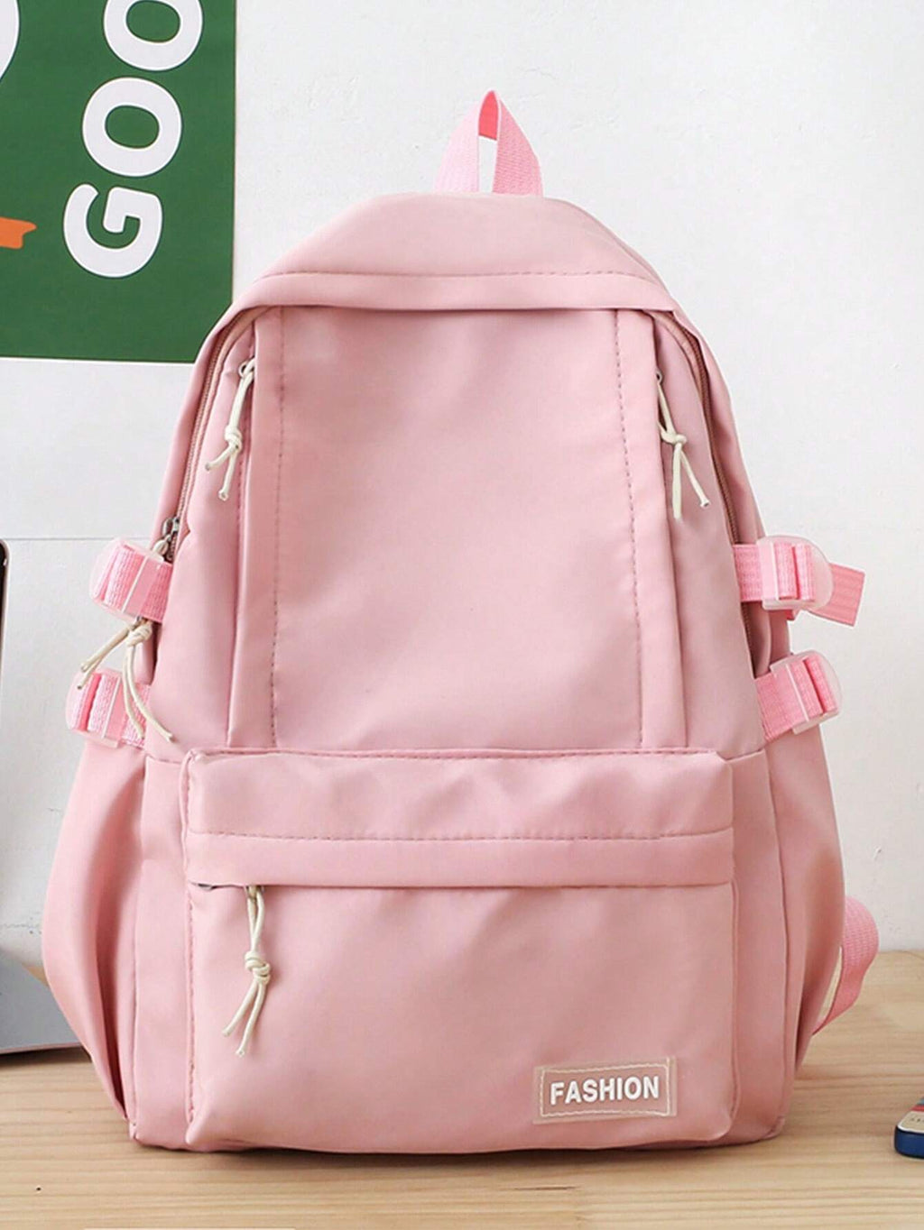 9919 1t-002 Mochila Minimalista Con Múltiples Bolsillos Para Laptop