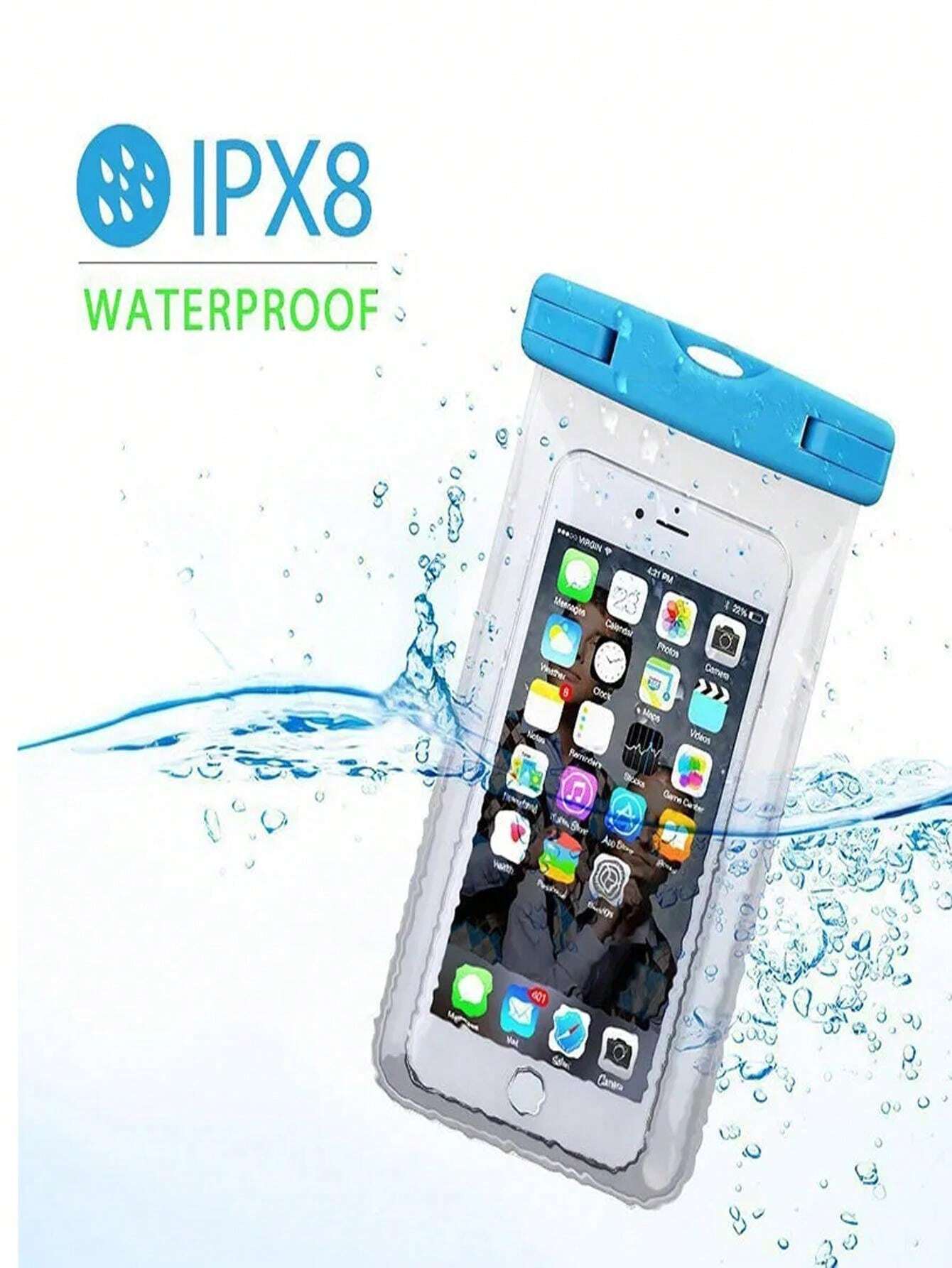 10114 2t-338 Bolsa De Teléfono Impermeable Con Brillo Nocturno