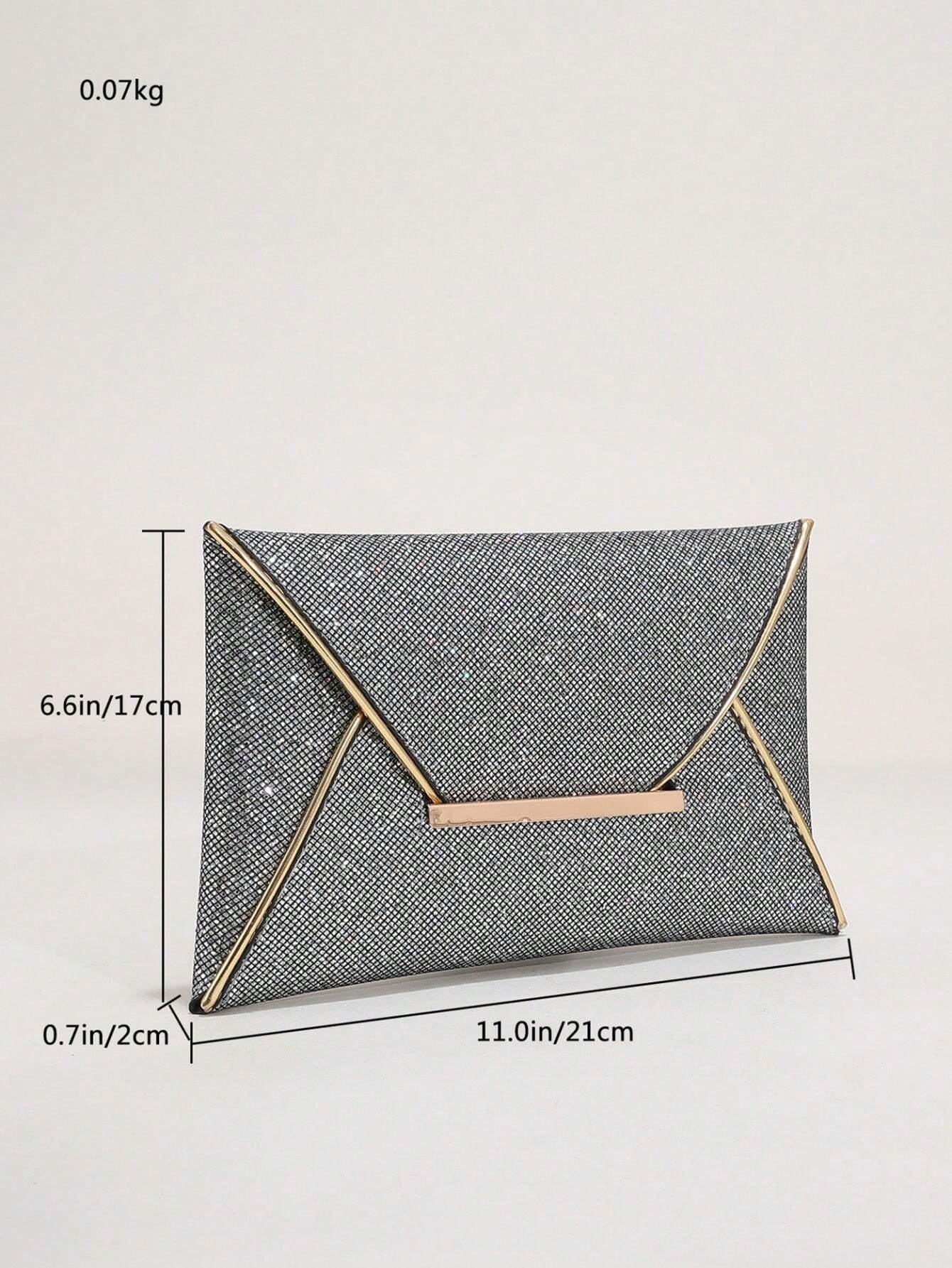 14804 1t-002 Bolso De Mano Con Diamantes Brillantes