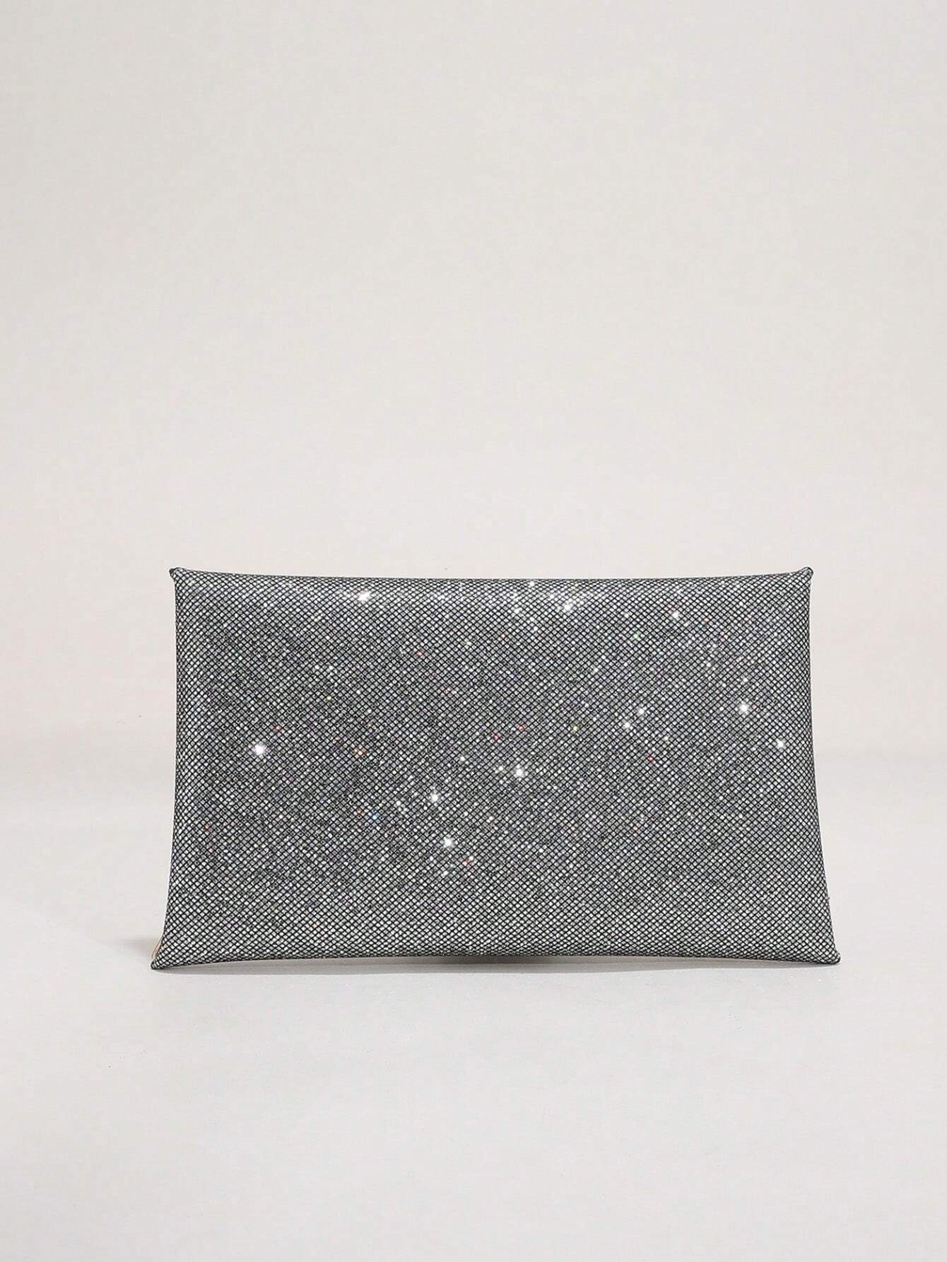 14804 1t-002 Bolso De Mano Con Diamantes Brillantes