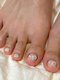 11017 1b-174 Veinticuatro Piezas De Uñas De Pie Fantasia