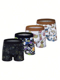 16036 1a-03-12 Boxers Multidiseños 4 Pzas