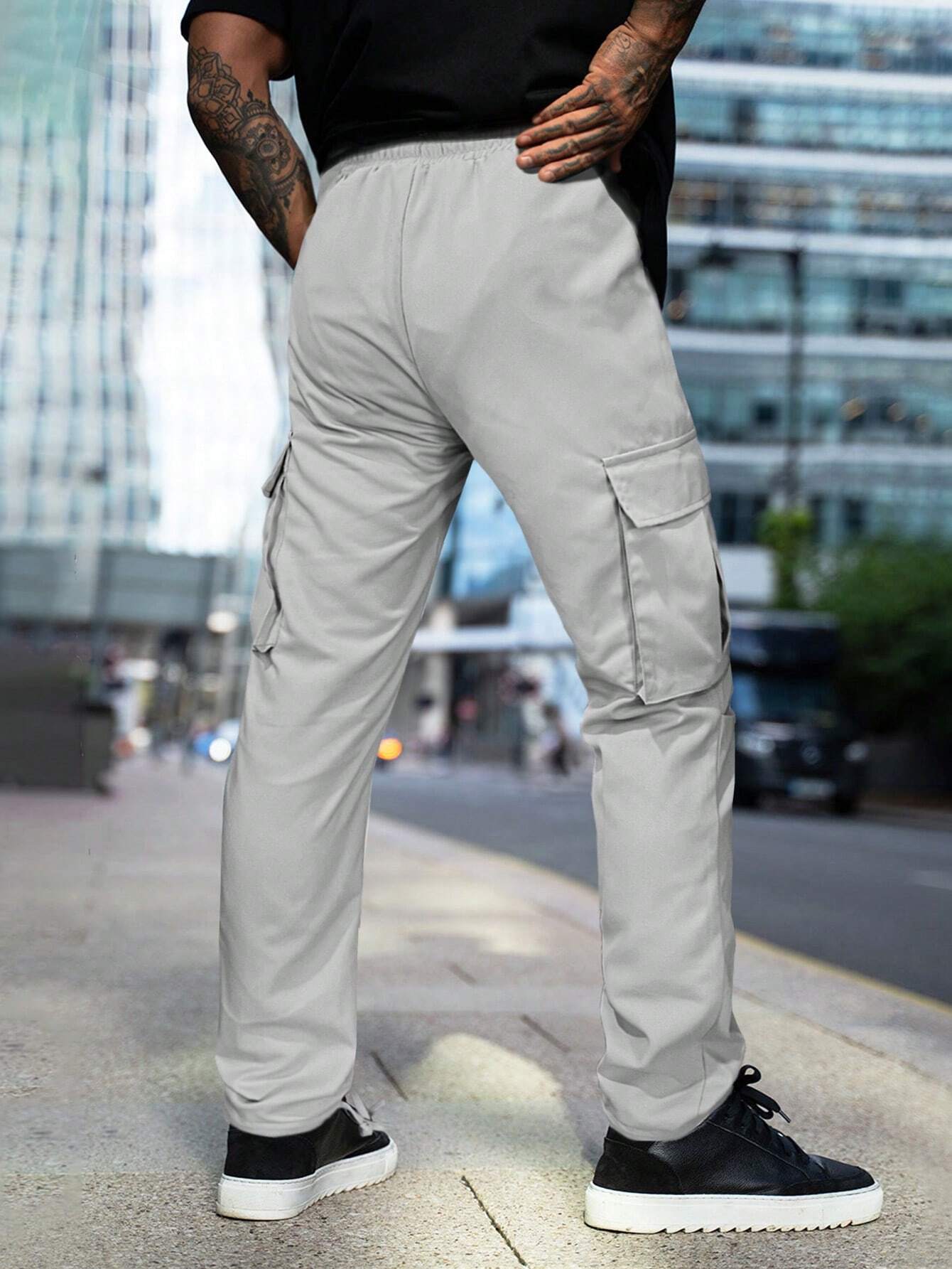 13167 2a-04-08 Pantalón Gris Hombre 1 Pza