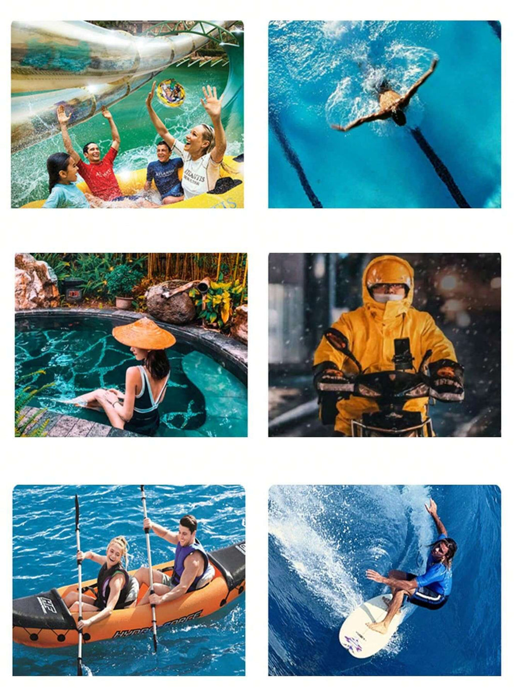 10106 2t-338 Dos Piezas Bolsa De Teléfono A Prueba De Agua Que Brilla En La Oscuridad