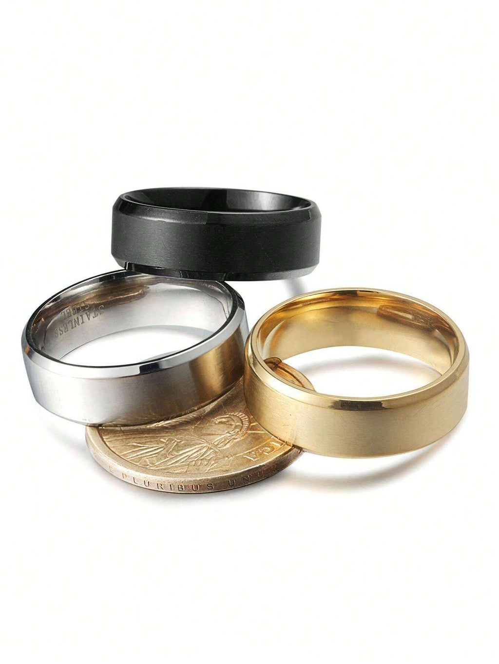 14990 1b-034 Anillos Elegantes 3 Pzas