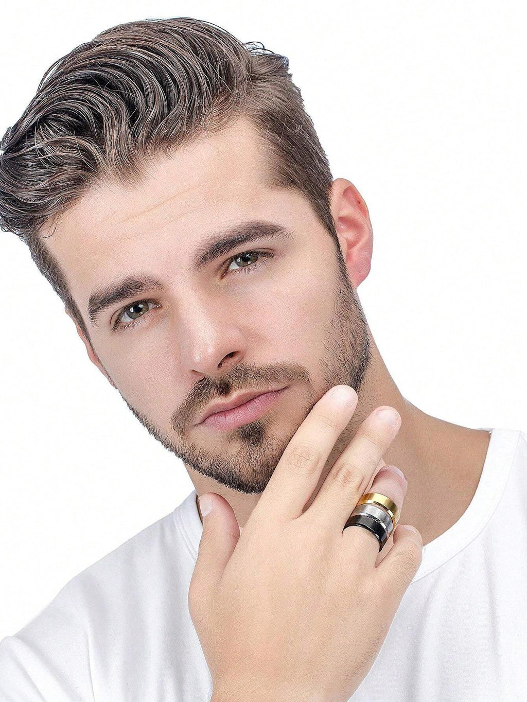 14990 1b-034 Anillos Elegantes 3 Pzas