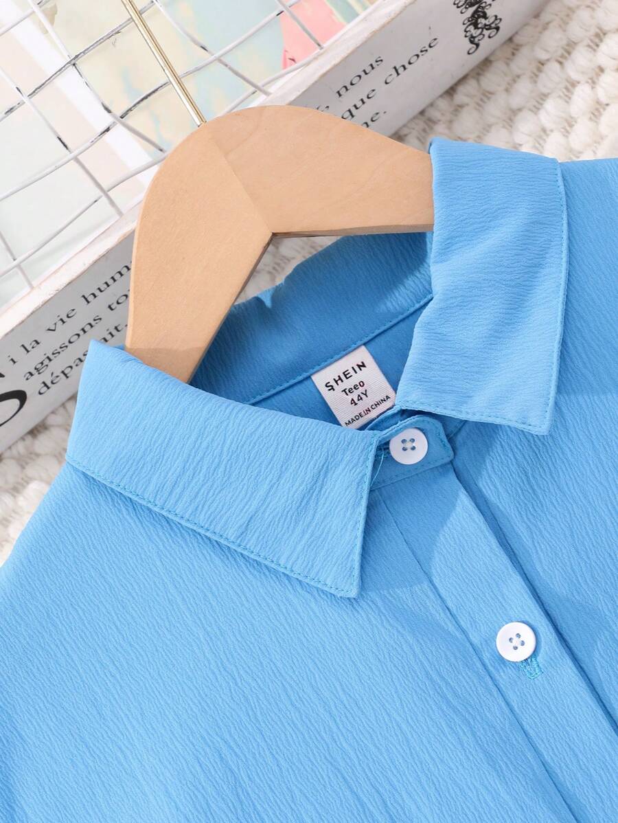 15840 1a-011 Mono De Camisa Informal Con Cinturón