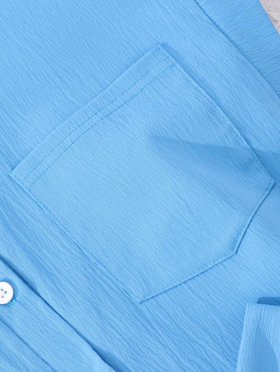 15840 1a-011 Mono De Camisa Informal Con Cinturón