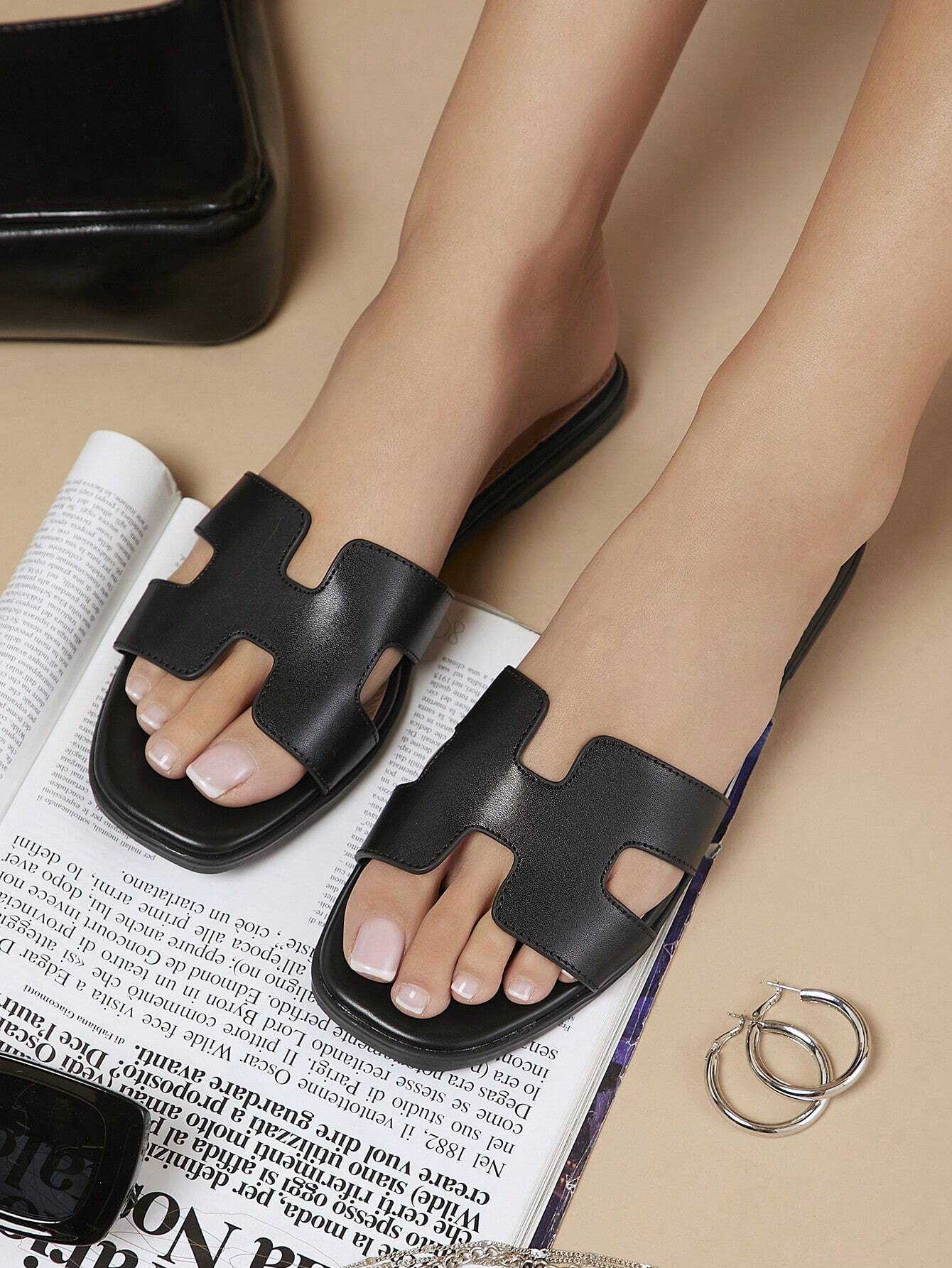 15078 1c-026 Sandalias negras 1 Par