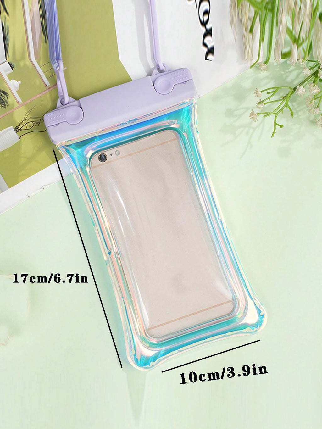 10701 2t-338 Bolsa Inflable Flotante Impermeable para teléfono