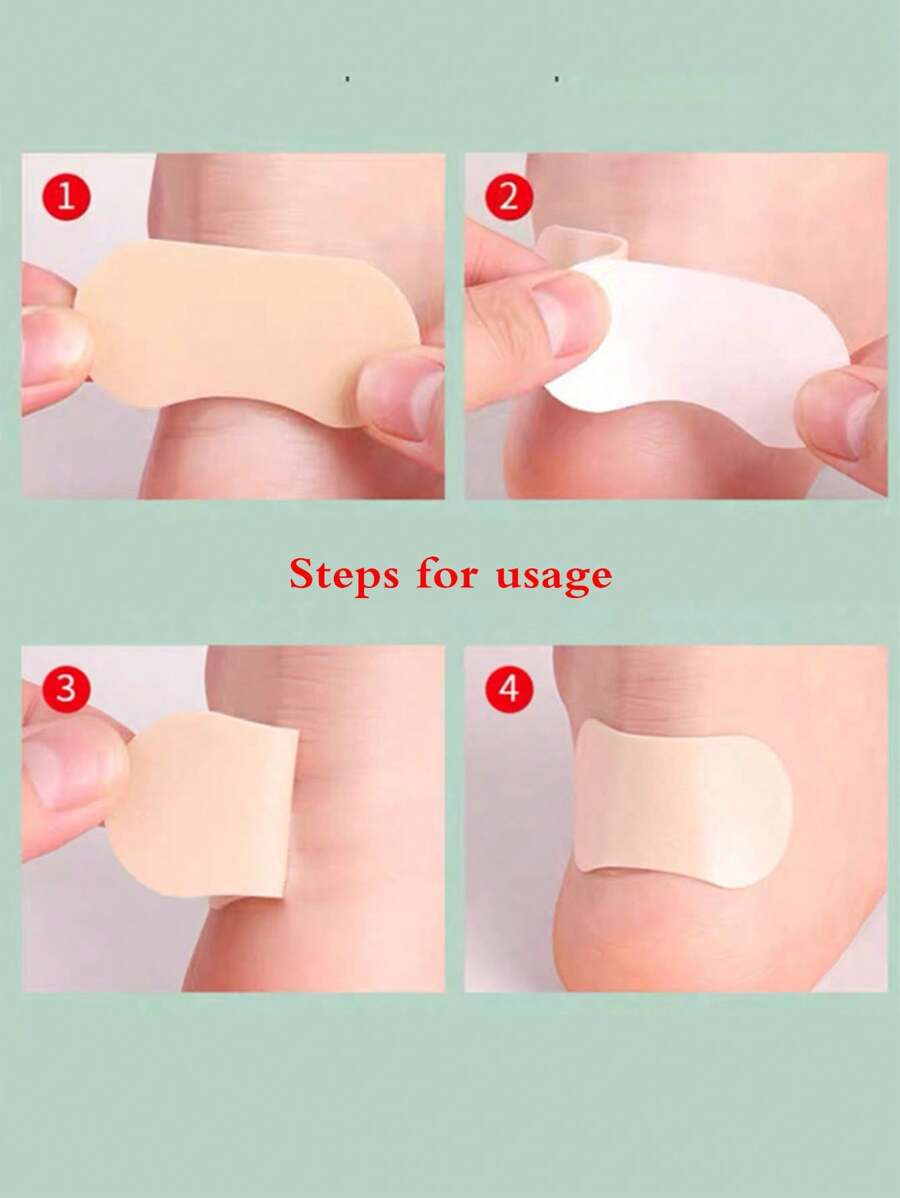 13988 1b-029 35 Piezas/set Almohadillas Antideslizantes Para Talón Y Pegatinas Para Los Dedos De Los Pies Para Tacones Altos