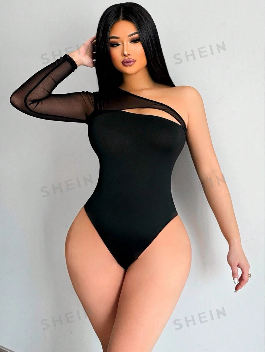 17844 1a-030 Body Con Malla Transparente 1 Pza