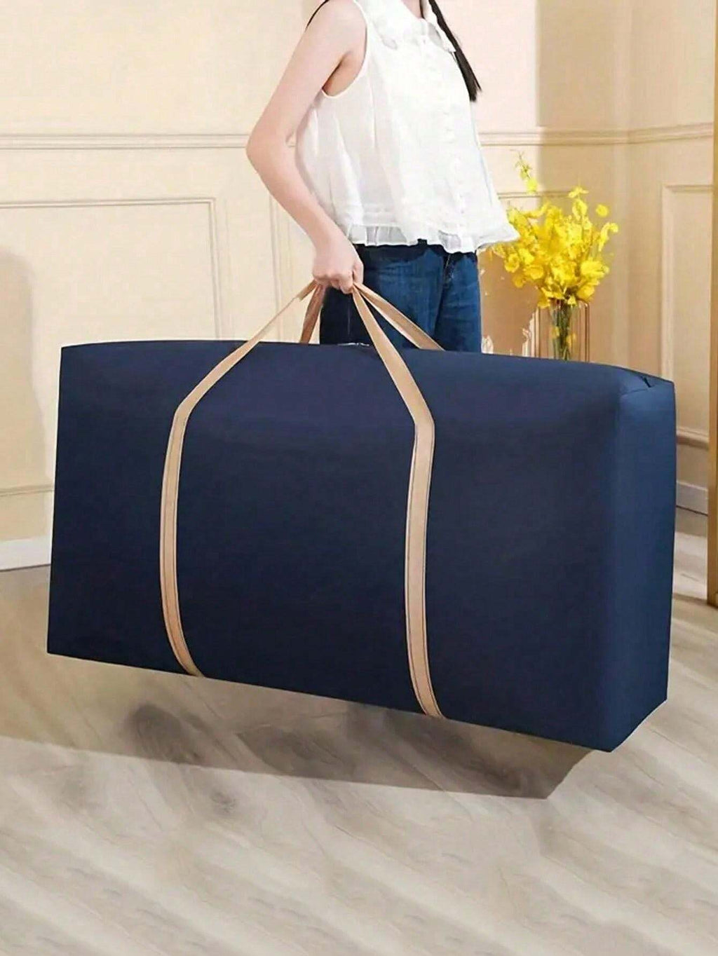 14697 1a-043 Bolsa de viaje grande con cremallera y asas