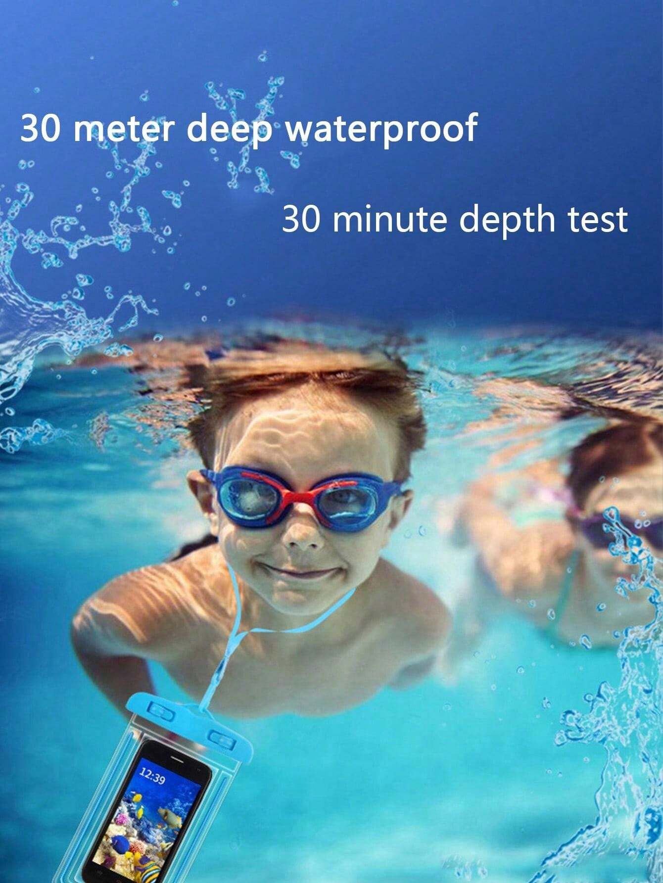 10118 2t-338 Una Pieza Bolsa Transparente Impermeable Para Teléfono Móvil