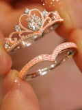 13250 1b-074 Anillos De Lujo 2 Pzas