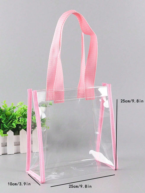 10356 1t-002 Una Bolsa De Playa Transparente Para Libros