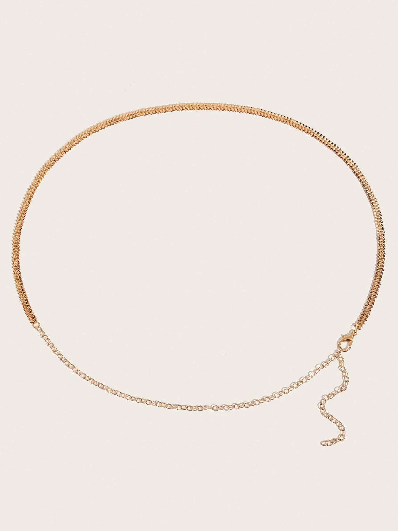11551 1b-010 1 Pieza Cadena Fina Decorativa Estilo Ins Para Mujeres