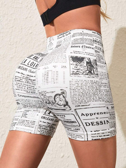 11776 a13-05 Shorts De Deporte Con Estampado 1 ṕza