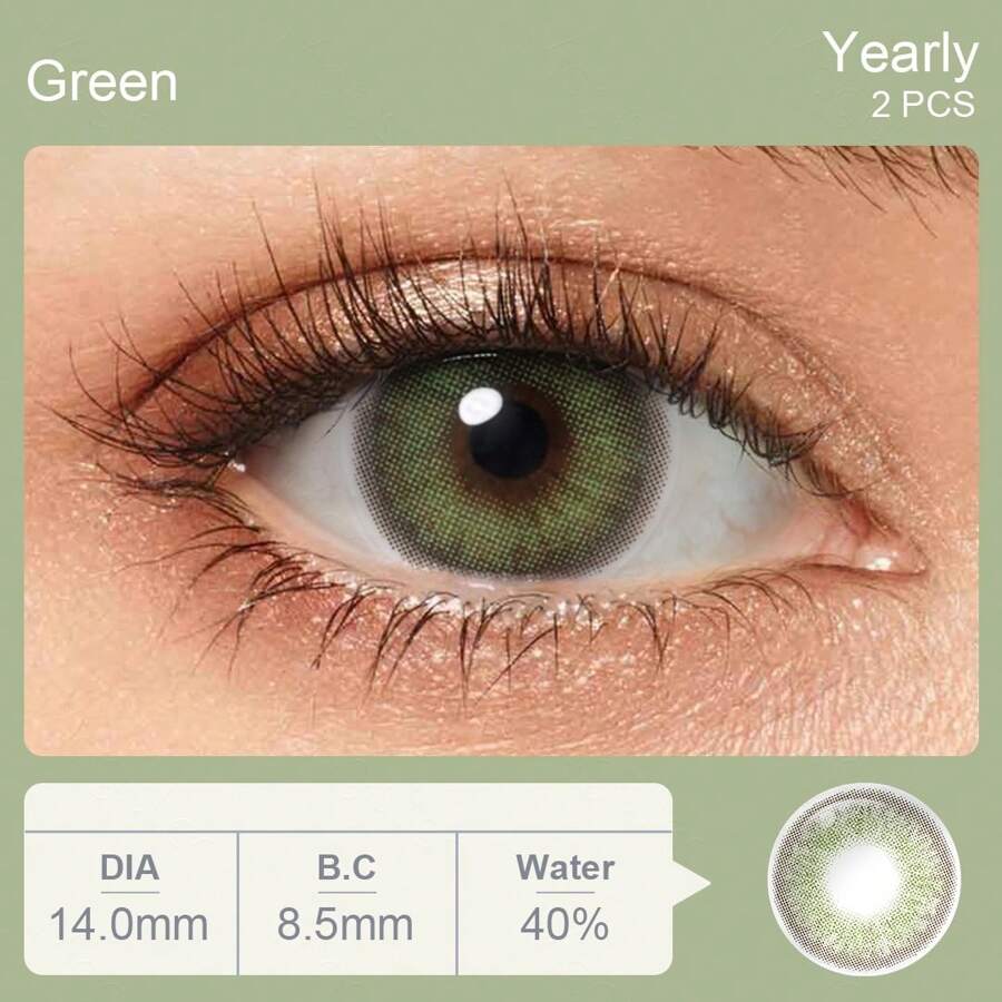 9523 b03-15 Lentes De Contacto Magister Green