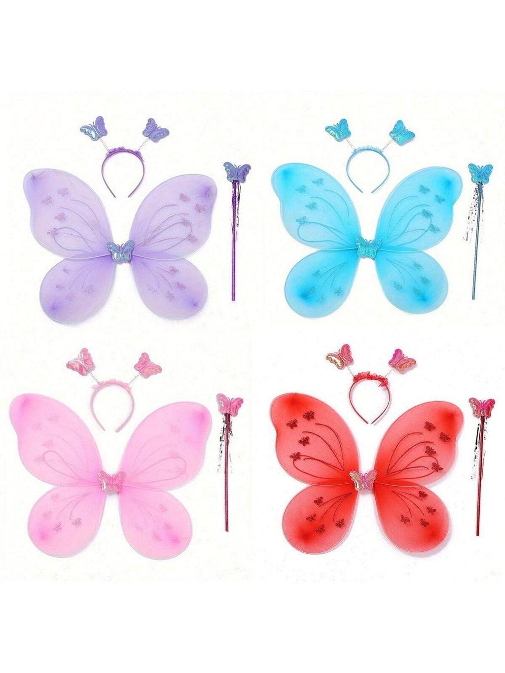 16001 1c-029 Conjunto mariposa 3 Pzas