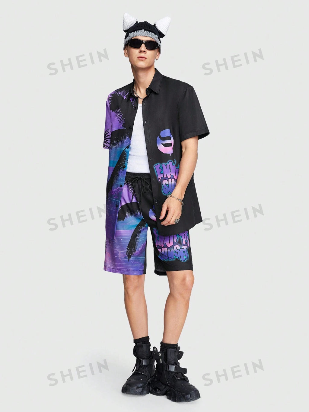 14441 2c-282 Camisa Casual & Short