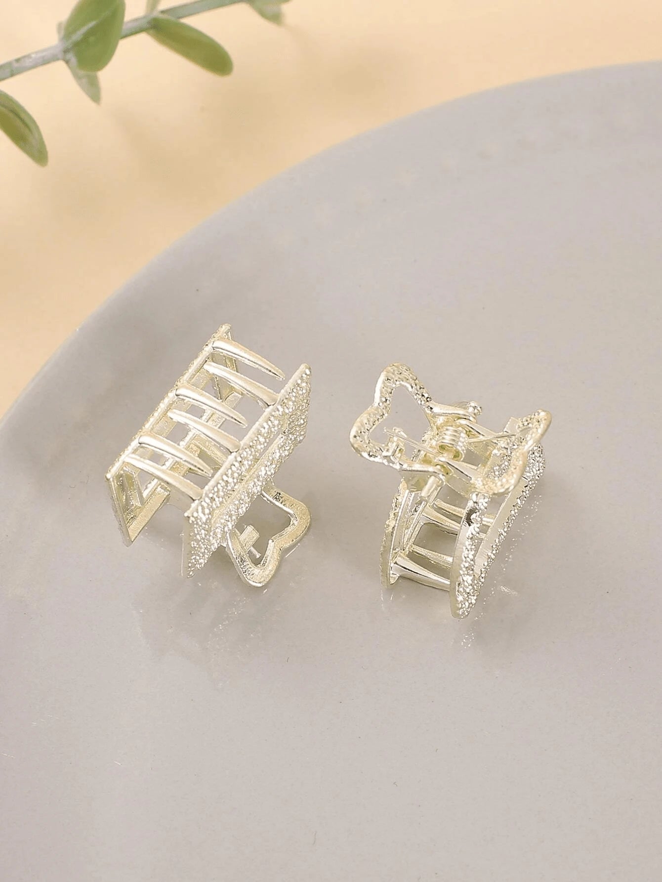 13341 1b-062 Mini garras Cabello 6 Pzas