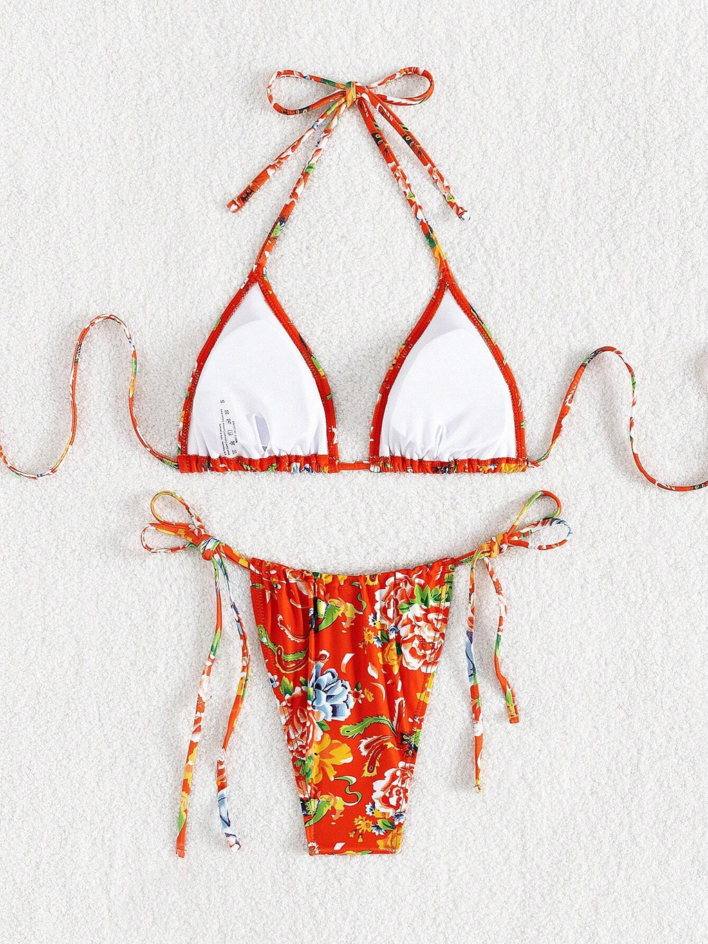 12573 1t-010 Conjunto De Traje De Baño Con Estampado 2 Pzas