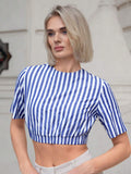 17419 1a-087 Camisa Top a rayas 1 Pza