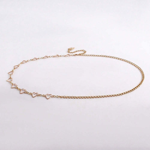 11251 1b-010 Pieza Cinturón De Cintura En Forma De Corazón Hueco Minimalista Para Mujeres