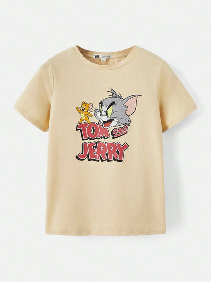 14157 1a-080 Camiseta Con Estampado TOM & JERRY 1 Pza