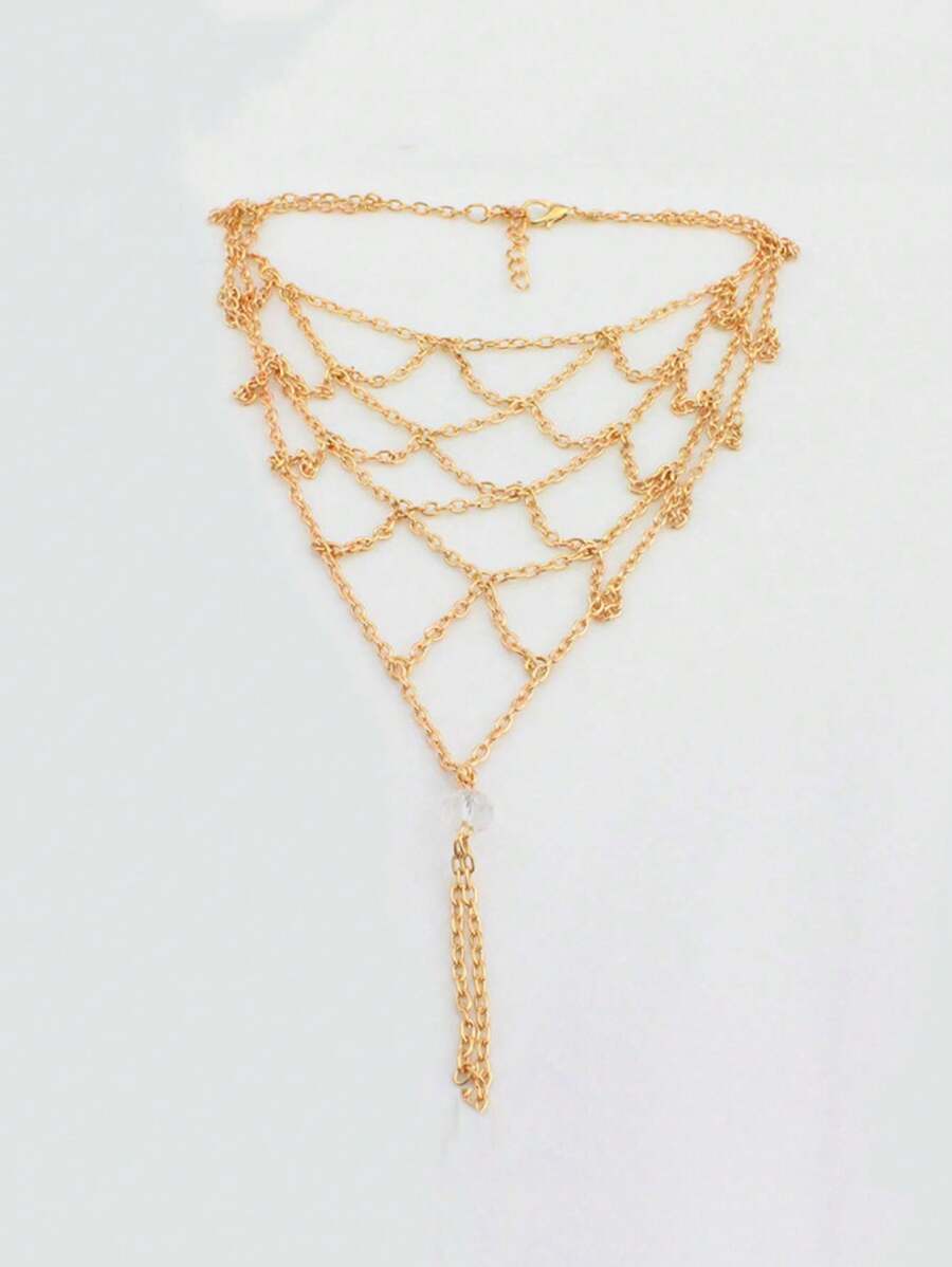 10276 1b-001 Una Pieza De Tobillera Con Diamantes