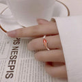 11492 1b-030 1 Pieza Anillo De Carpas De Color Plateado Para Mujeres