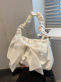 14920 1c-03-13 Bolso Ligero Con Decoración De Lazo Y Fruncido