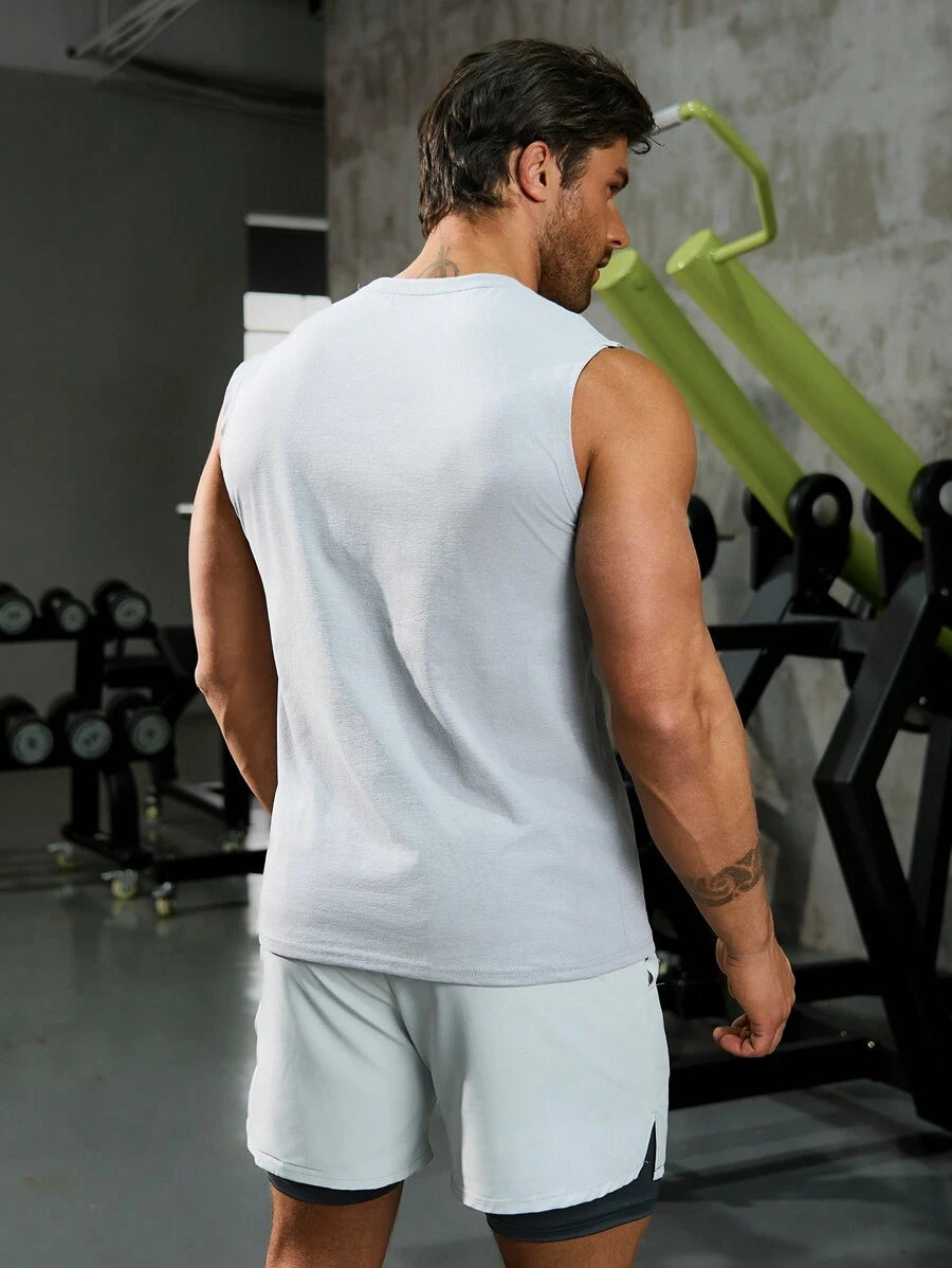 10848 1t-006 Polo Deportivo Casual Masculino Con Impresión De Letras