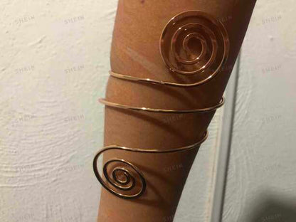 10267 02-b01-01 Una pieza de metal espiral Para el brazo