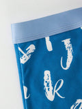 13883 2a-01-18 Bóxers 1 pieza Cortos Para Hombre Con Letras Impresas
