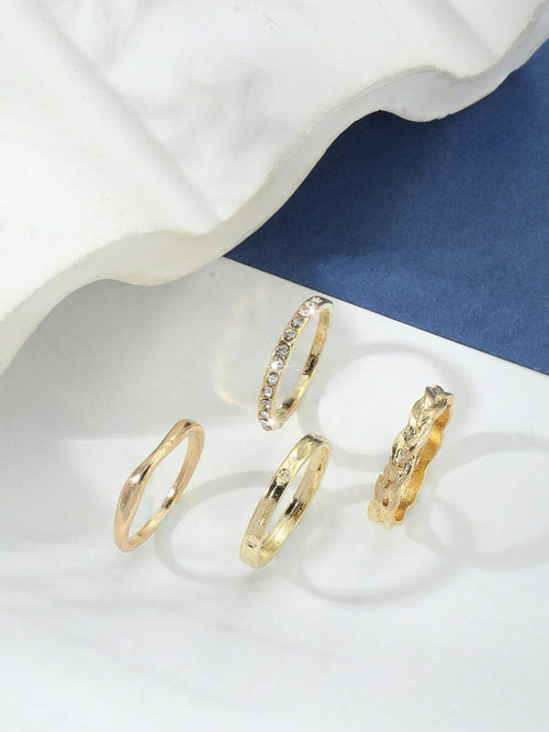 10277 1b-001 Anillos De Dedo Del Pie 4 Pzas