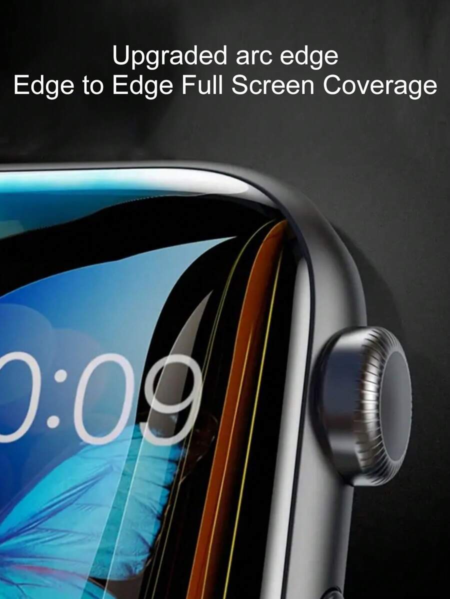 13973 2t-342 Conjunto de 2 protectores de pantalla de película cerámica compatibles con el Apple Watch